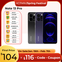 Original HOTWAV Note 13 Pro Smartphone Android 13 6.6'' HD+ 90Hz Refresh Rate 16GB(8+8)+256GB 50MP Camera 5160mAh Cellphone