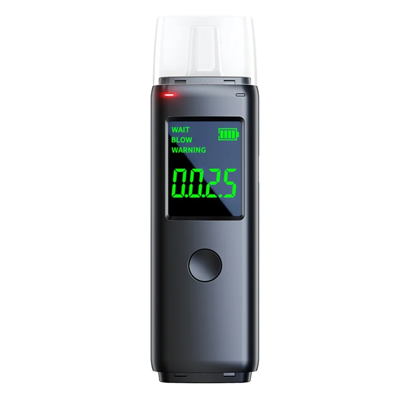 

Portable Breath Alyzer Rechargeable Breath Alcohol Tester Breathalyzer for Personal & Professional Use