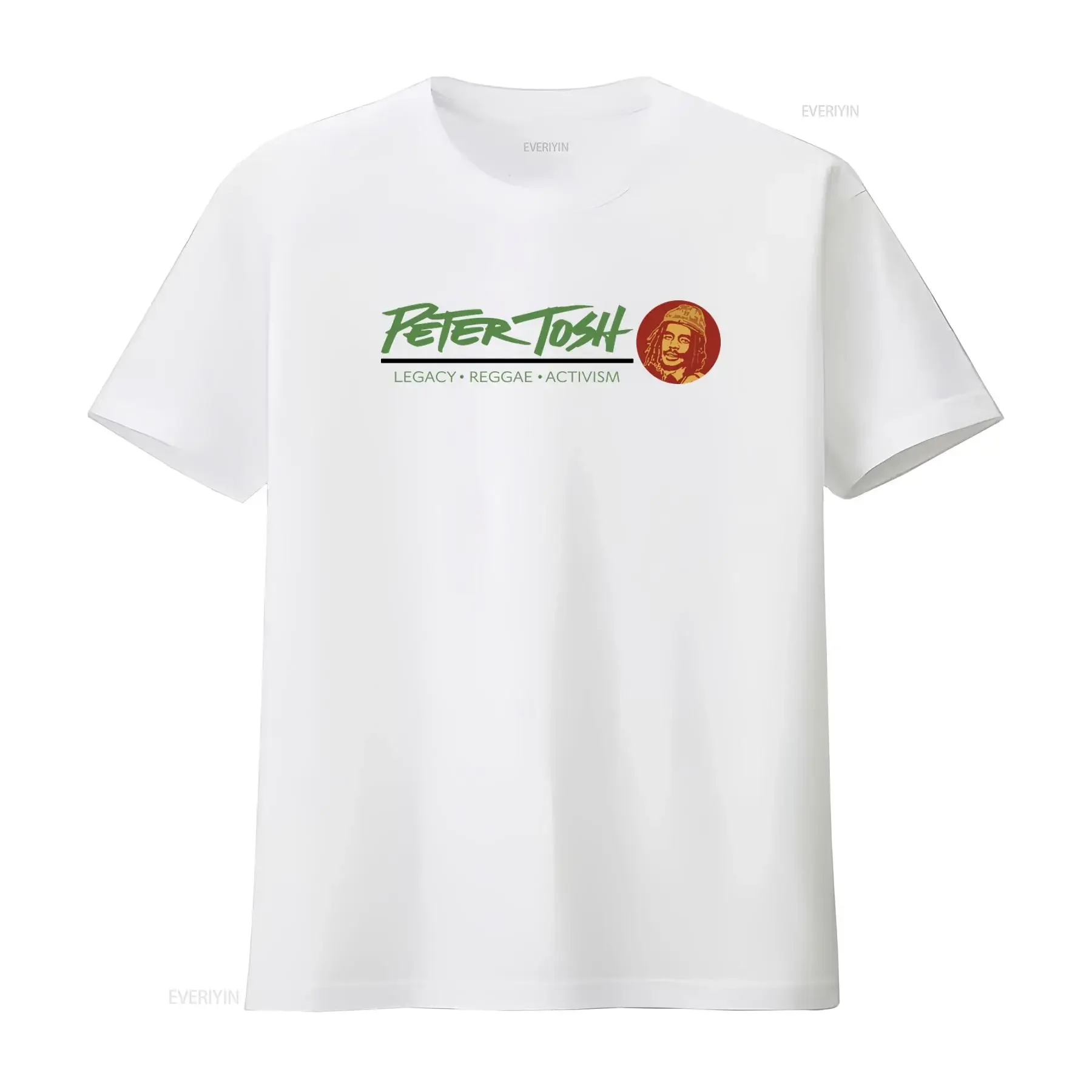 Футболка Peter Tosh Legacy Reggae Activism с изображением джамайской музыки, винтажная, с эффектом потертости, удобная, дышащая, дизайнерская одежда, модная, унисекс.