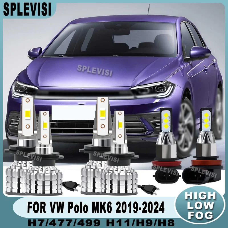 

Надежные светодиодные фары и противотуманные фары с улучшенной светоточностью для безопасного вождения в ночное время и долгим сроком службы для VW Polo MK6 2019-2024