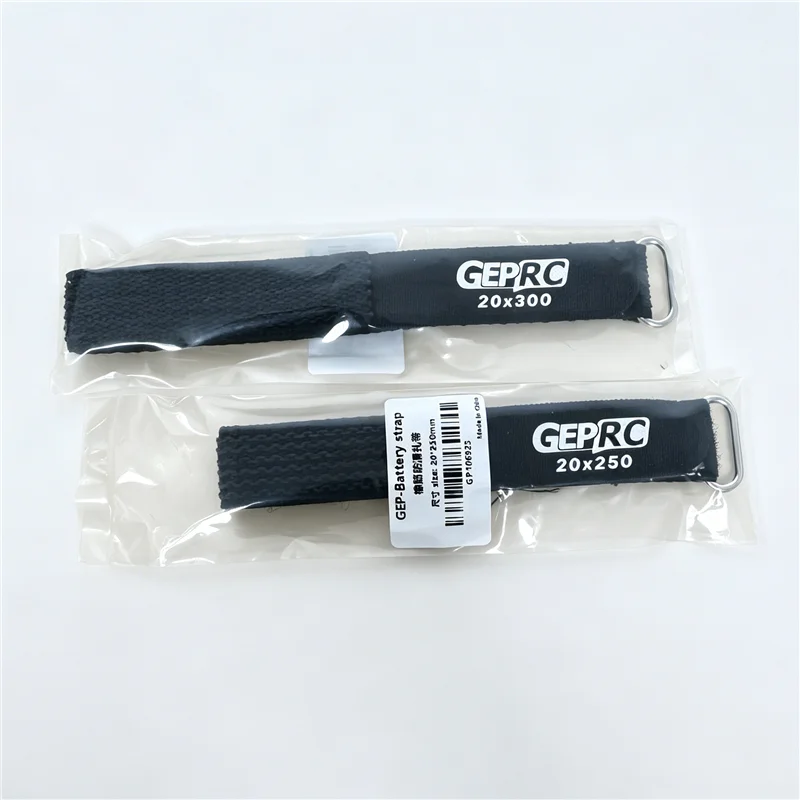 GEPRC Non-Slip Battery Tie Straps, Multi Size 150/200/220/250/300mm Heavy Duty Drone Battery Fixed Bands