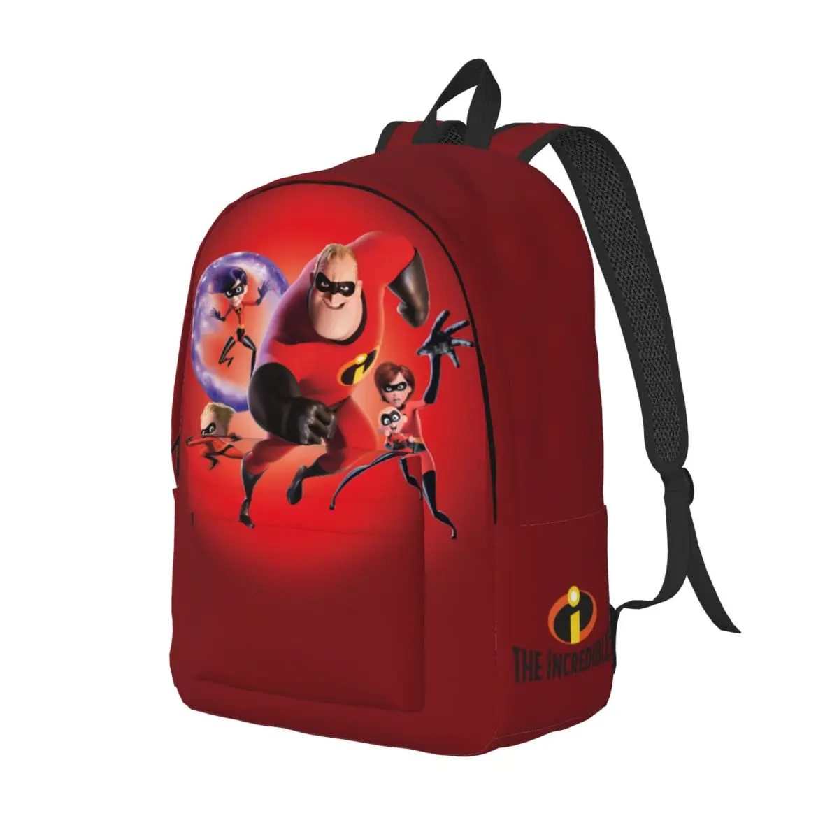 Office Work School Cool Zipper Closure Lightweight Disney The Incredibles Children's Bags Office Workers Daypack Birthday