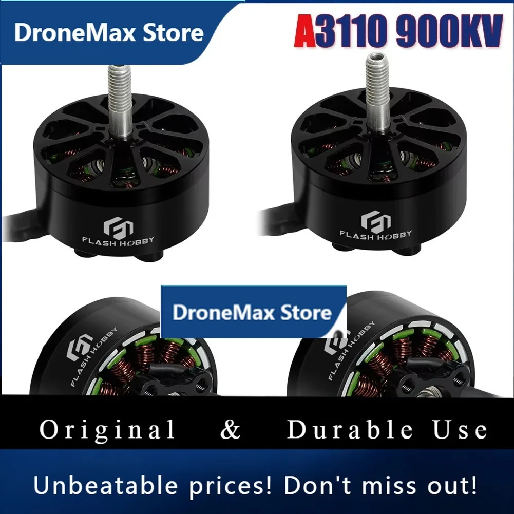 DroMa4pcs Flashhobby A3110 900KV Brushless Motor For FPV Freestyle 9inch 10inch Long Range Cinelifter Drone RC Model