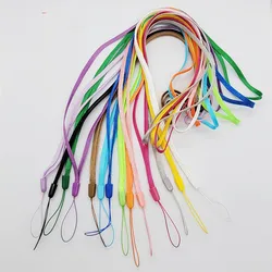 100 Pcs 17 inch Multicolor Long Lanyards Neck lanyards for ID Badges ,Key, Card Holder, Name Tag, Mobile Phone, Flat Lanyards