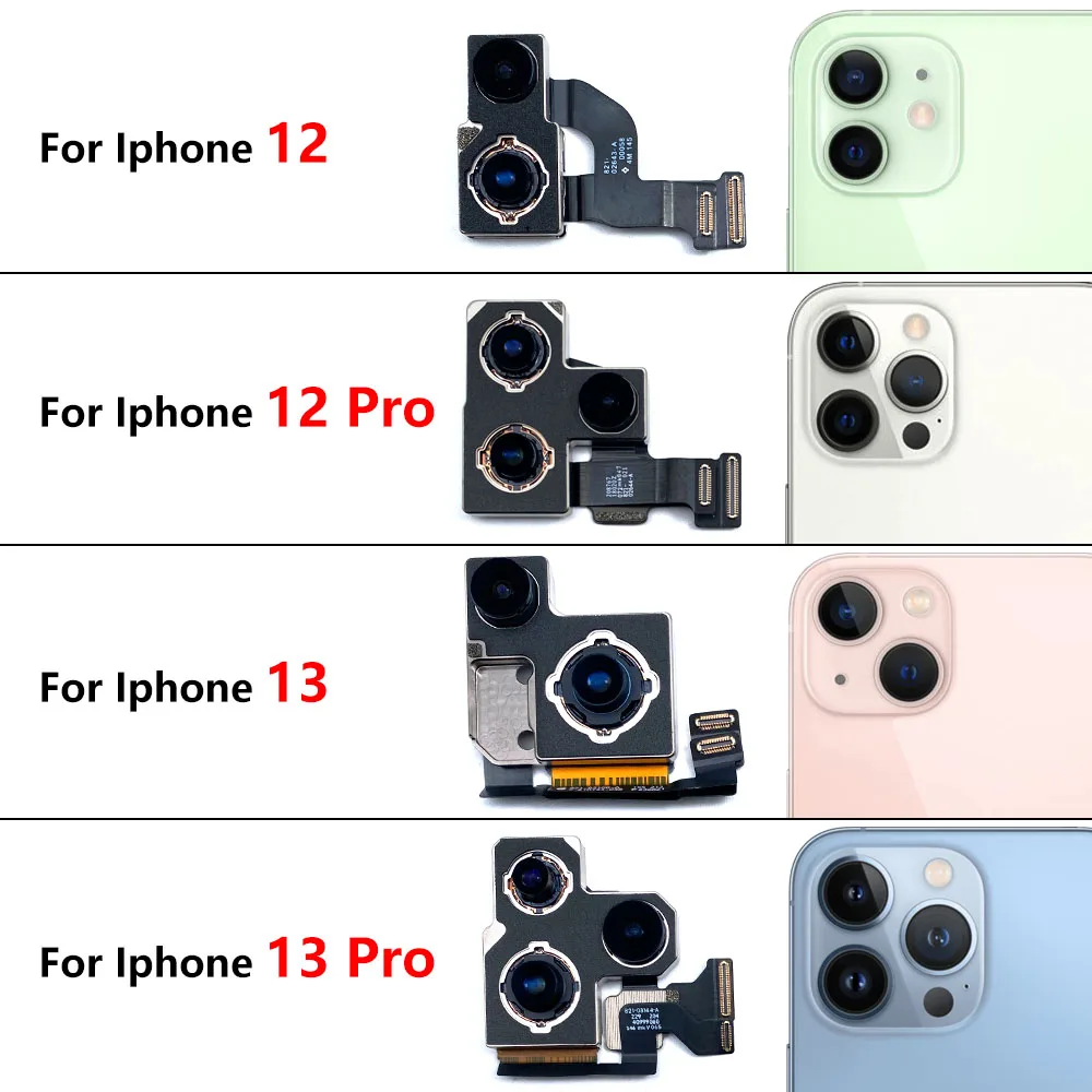 Front Rear Camera For Iphone 12 13 Pro Max 12 13 Mini Front Facing Camera Back Rear Camera Module