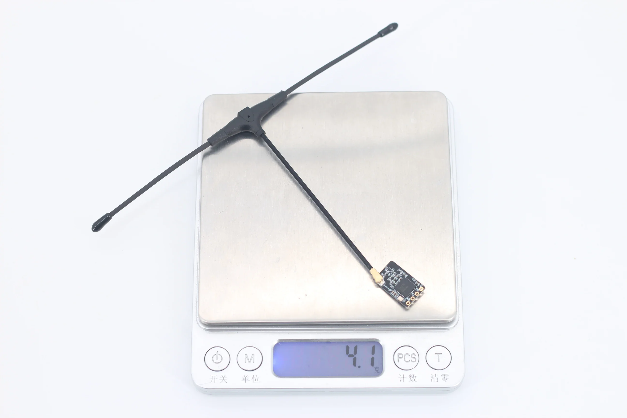 BAYCK ELRS Nano 915MHz /2.4GHz Penerima Nirkabel dengan Antena T-Type yang Dapat Diupgrade WiFi untuk Drone RC FPV Traversing ExpressLRS