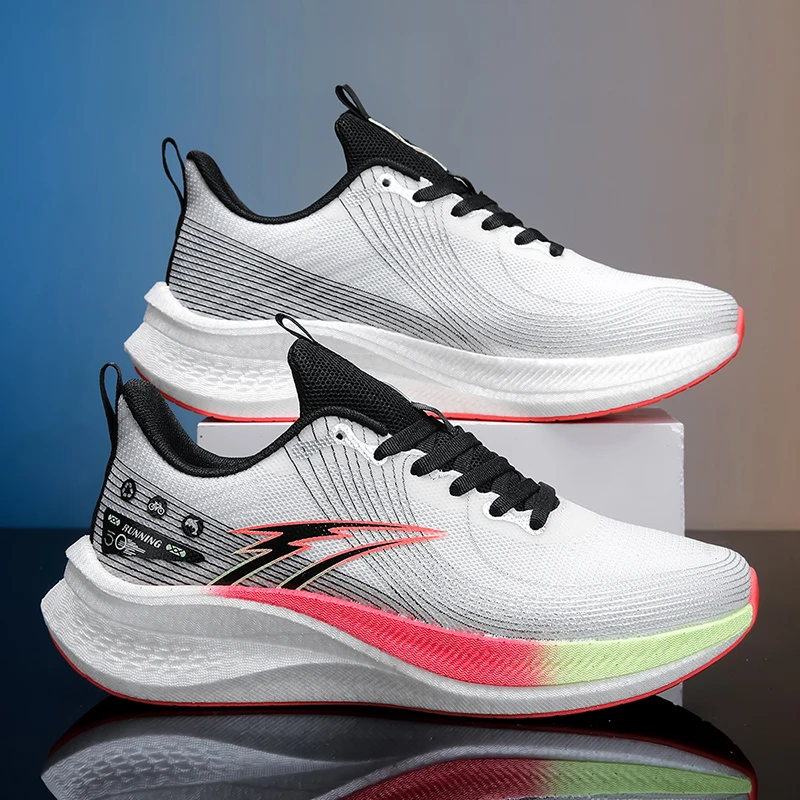 Мужская осенняя обувь Бестселлер 2025 года — спортивная обувь с дышащей сеткой, амортизирующие кроссовки, скоростные тренировки, противоскользящие Hiki