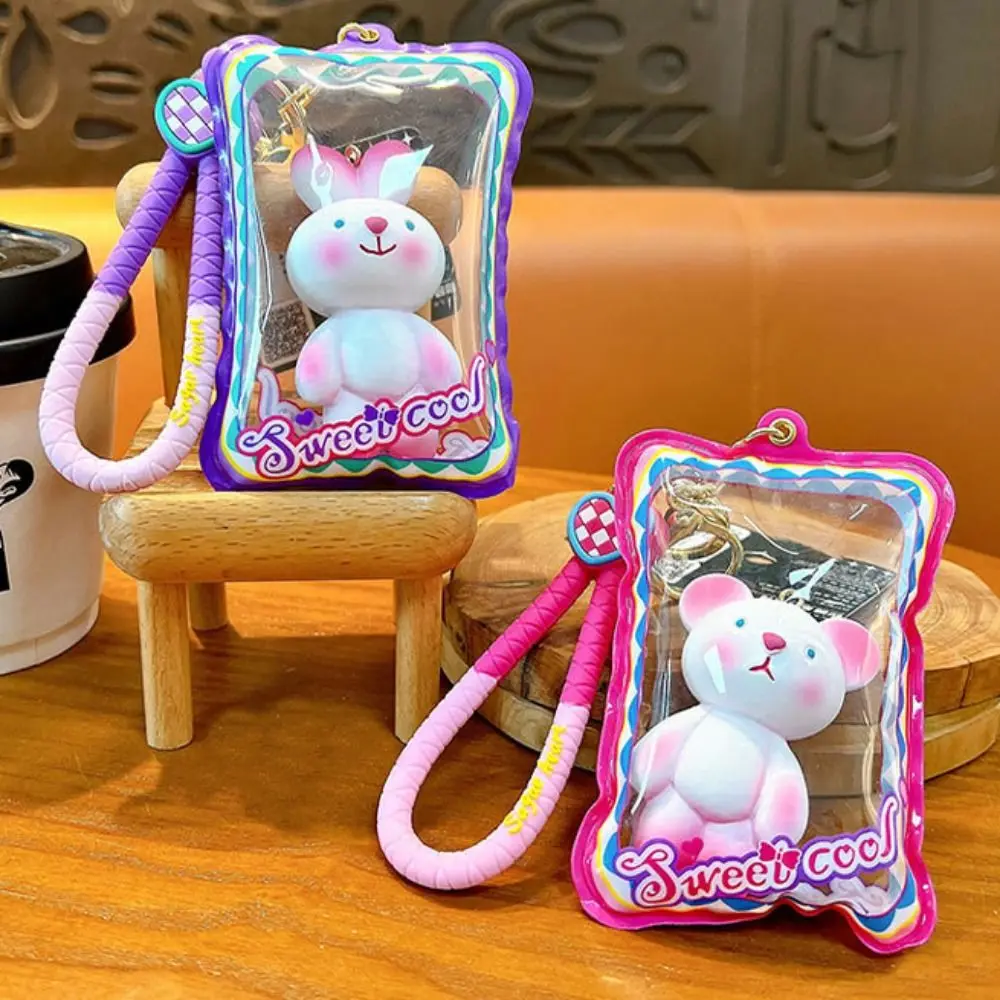 

Rabbit Inflatable Bag Inflatable Bag Pendant Backpack Decoration Charm Rabbit Bag Keychain Creative Anti-lost