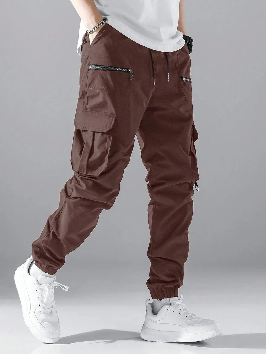 New Men's Work Pants Outdoor Trendy Brand Casual Loose New Style Casual Cargo Pants Men Clothing Sweatpants