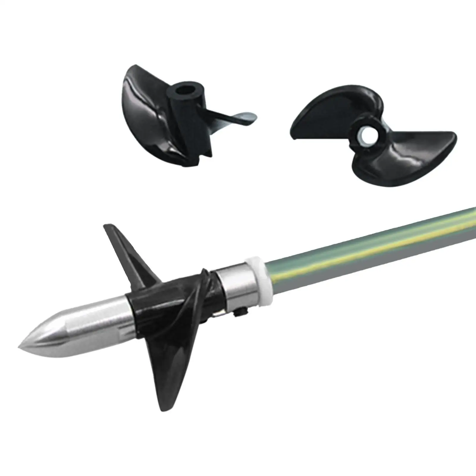 Barco RC subacuático de 2 piezas, fueraborda de barco de control remoto con eje de 3 mm