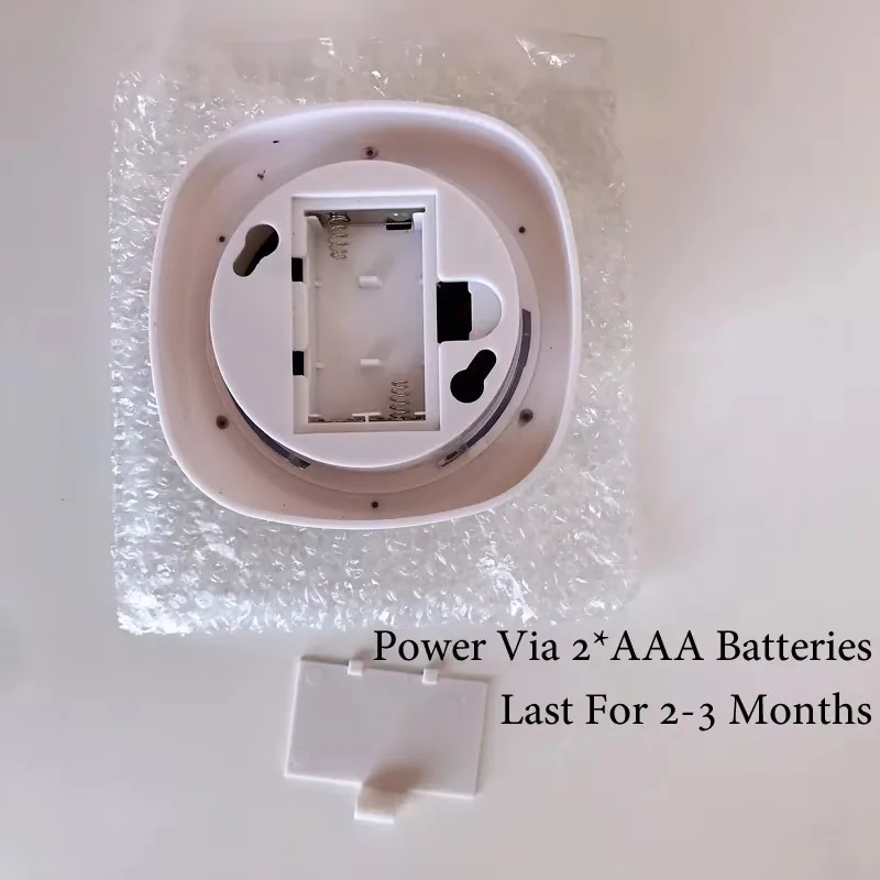 Creative Fake White Dome Camera Dummy CCTV Camera Flashing Red Led Power Via 2AAA Battery Scare Surveillance Security System