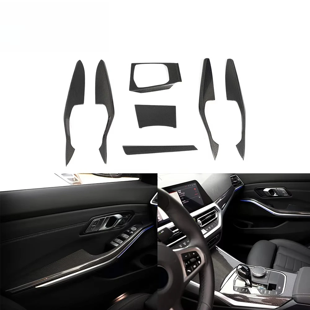 

Dry Carbon Fiber G20 Interior Console Door Panels Decoration G20 330i M340i Sedan 2019-2020