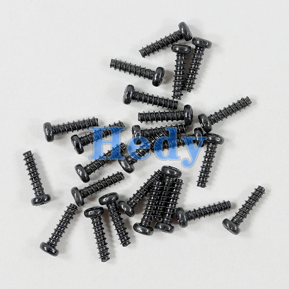 80PCS Black Round Head Screw Alloy Cross Bolts Screws For PS2 PS3 Wireless Controller