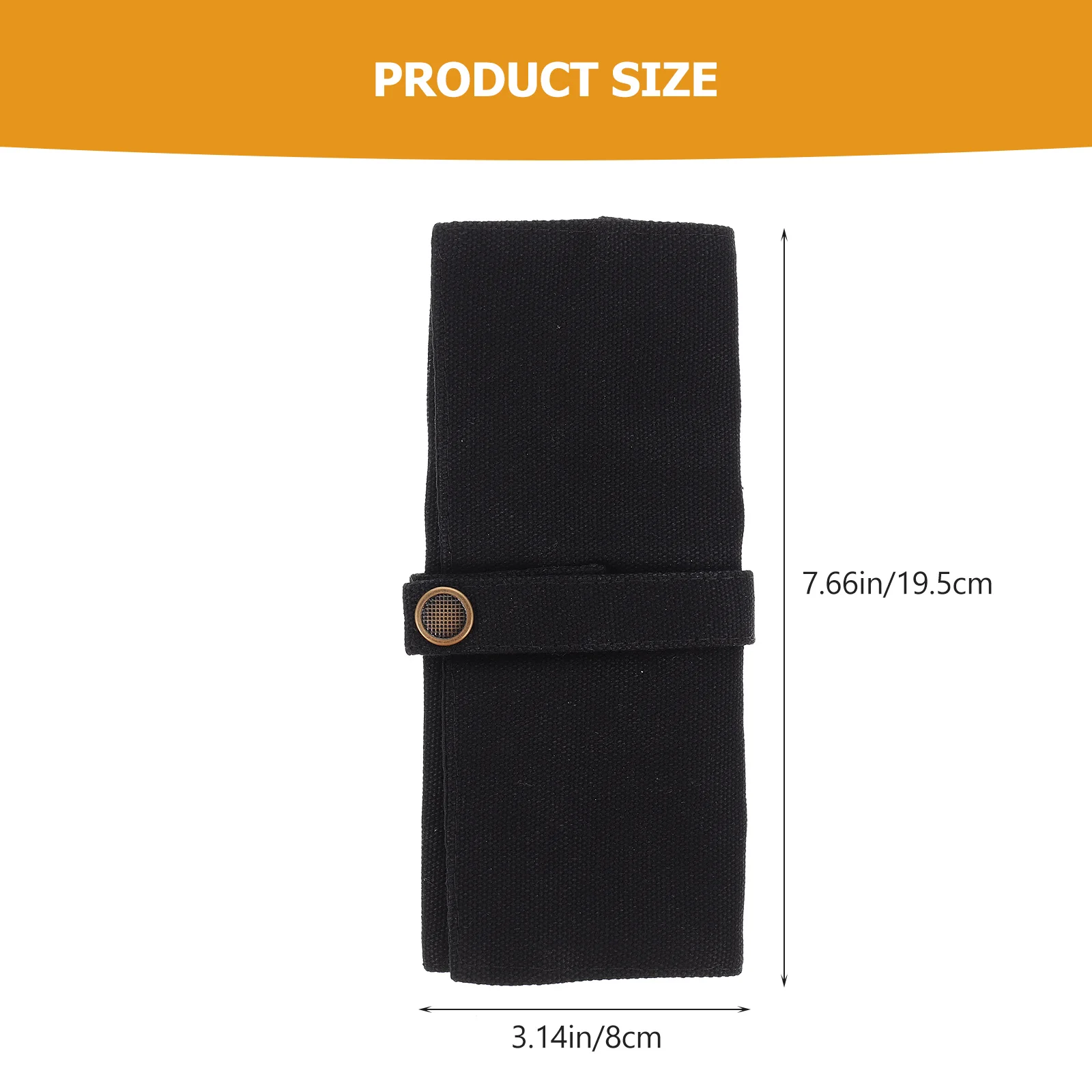 Canvas Roll Packing Watch Storage Reel Bag Breathable Foldable Button Buckle Lightweight Multifunctional Travel Watches