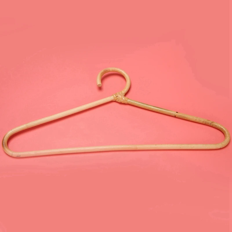 10X Rattan Clothes Hanger Style,Garments Organizer,Rack Adult Hanger,Room Decoration Hanger For Your Clothes.