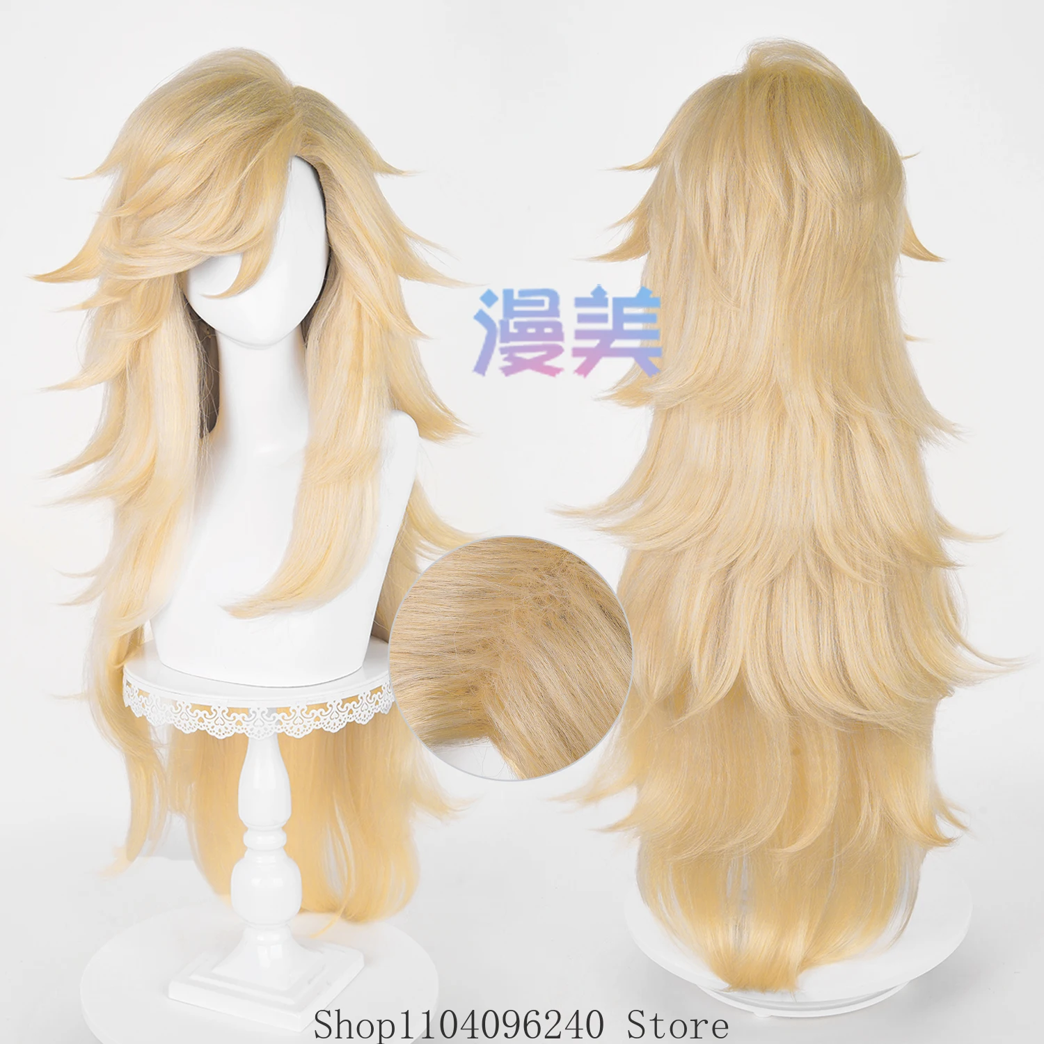 

Demon Slayer: Kimetsu no Yaiba Douma Аниме Косплей Парик Термостойкие синтетические волосы Хэллоуин Вечеринка Ролевая игра + Бесплатная шапочка для парика