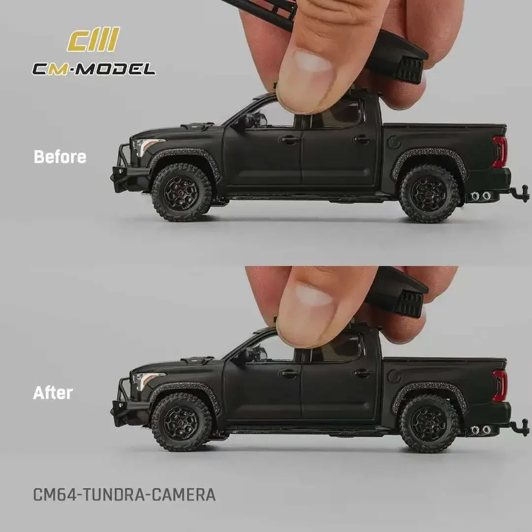 

PreSale CM 1:64 Tundra MK3 XK70 Pickup Camera Black Diecast Diorama Car Model Toys