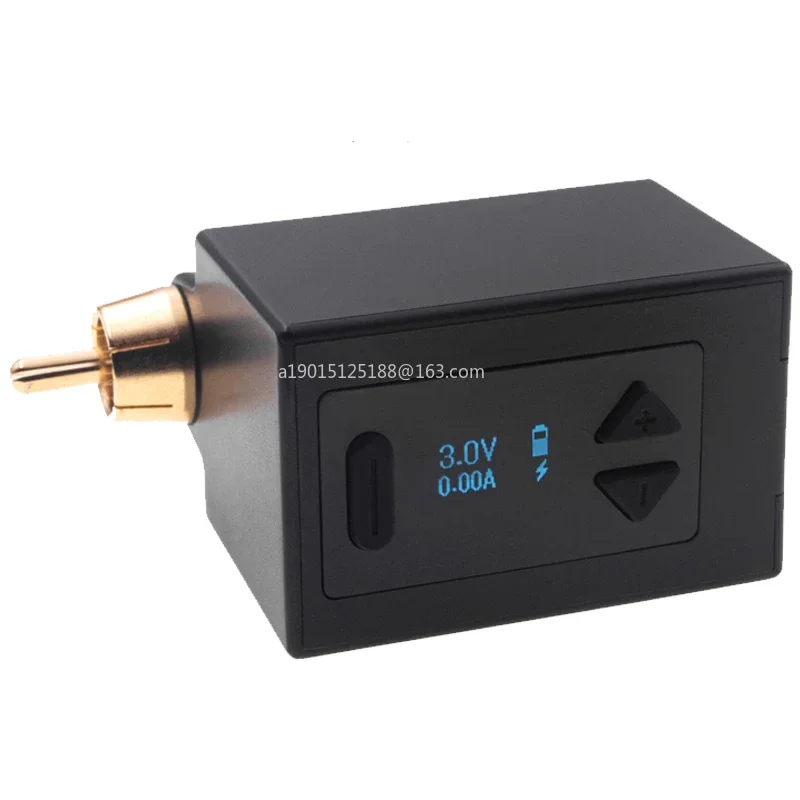 

Tattoo machine wireless power supply 3.5A portable mini voltage regulator battery RCA/DC interface