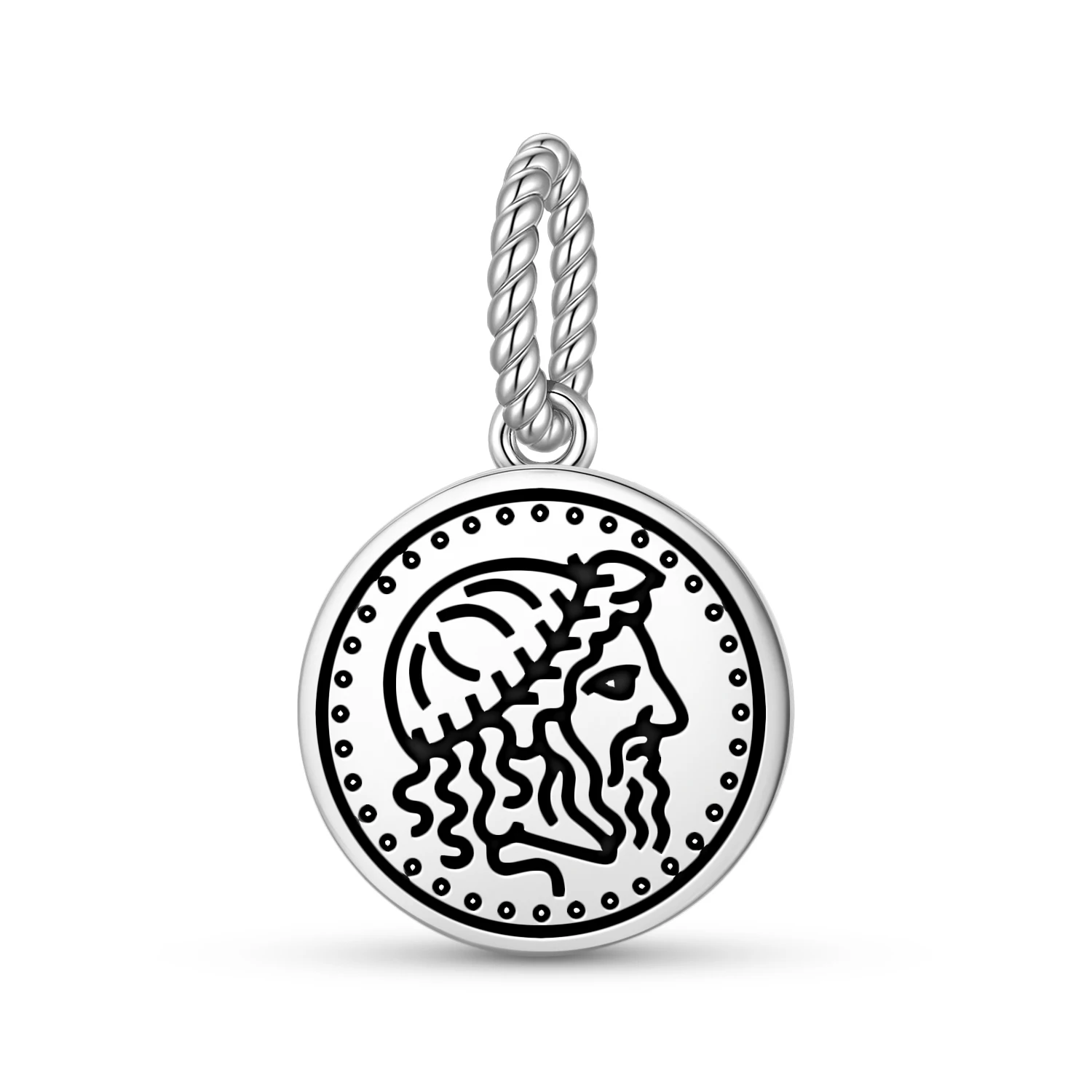 

Подвеска «Капитолийский Юпитер» из серебра 925 пробы, символ, шарм, бусина для женского браслета, ожерелья, модное украшение