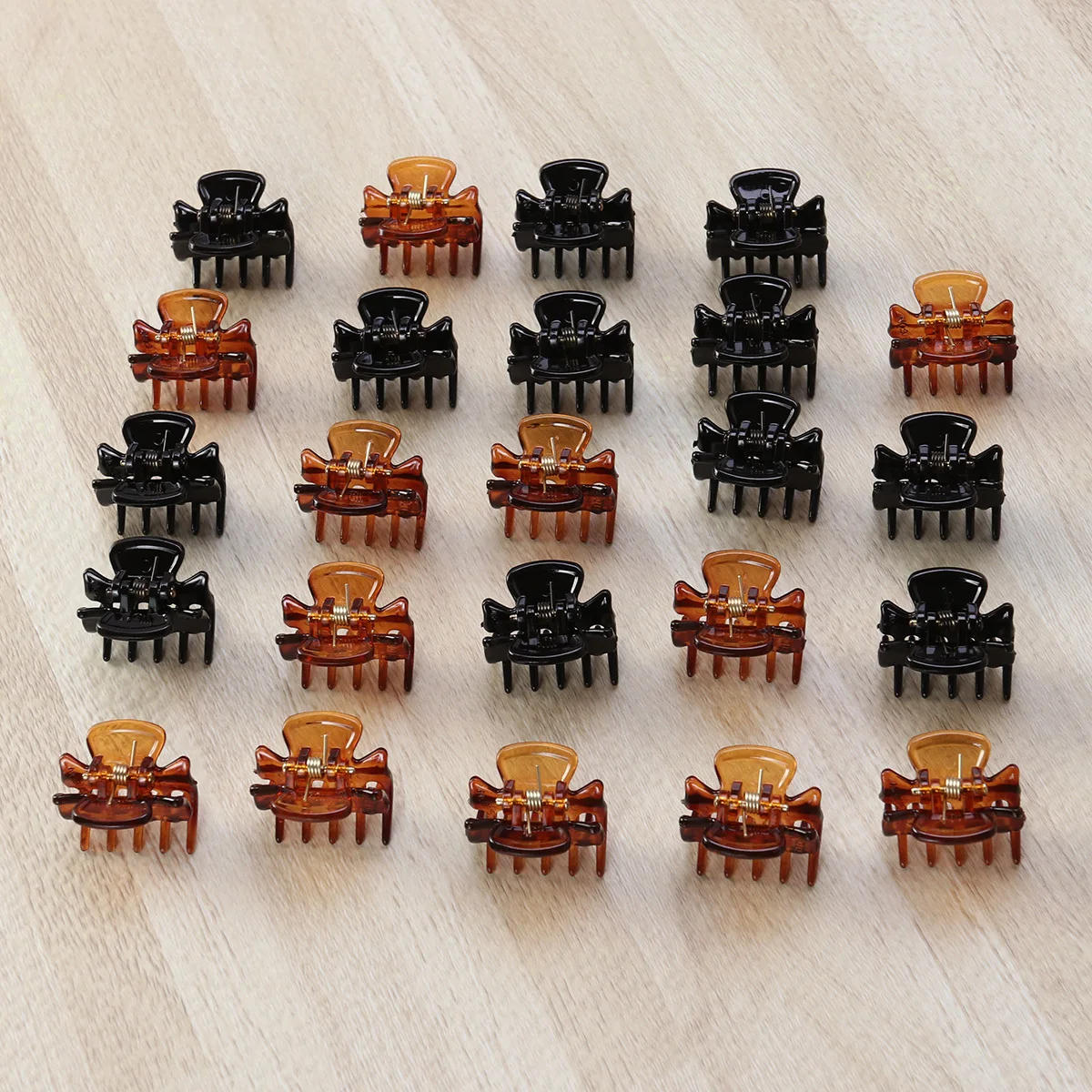 

2 pcs Small Jaw Clips For Women Girls Pearlescent Hair Claws Chunky Clip Accessories Smooth Edge No Dent Hair Styling Tools