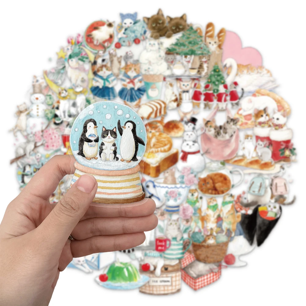 50PCS Cute Mimi Fun Cartoon Theme Stickers DIY Phone Cases, Postcards, Laptop Speaker Stickers
