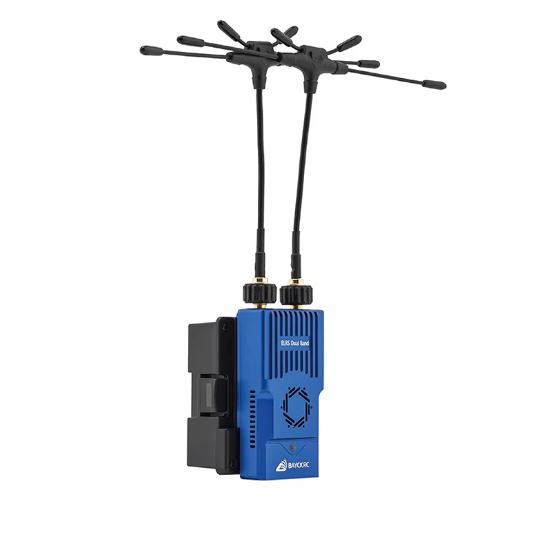 BAYCKRC C3 Gemini NANO ELRS Transmitter Module, 1W Power Dual-Band 915MHz & 2.4GHz Long Range Low Latency RF Module for FPV RC D