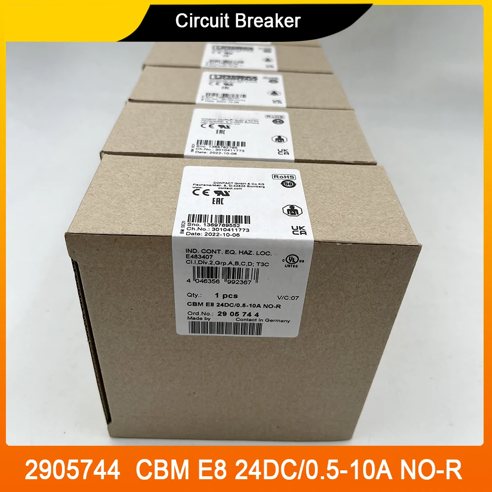 

2905744 CBM E8 24DC/0.5-10A NO-R For Phoenix Equipment Circuit Breaker