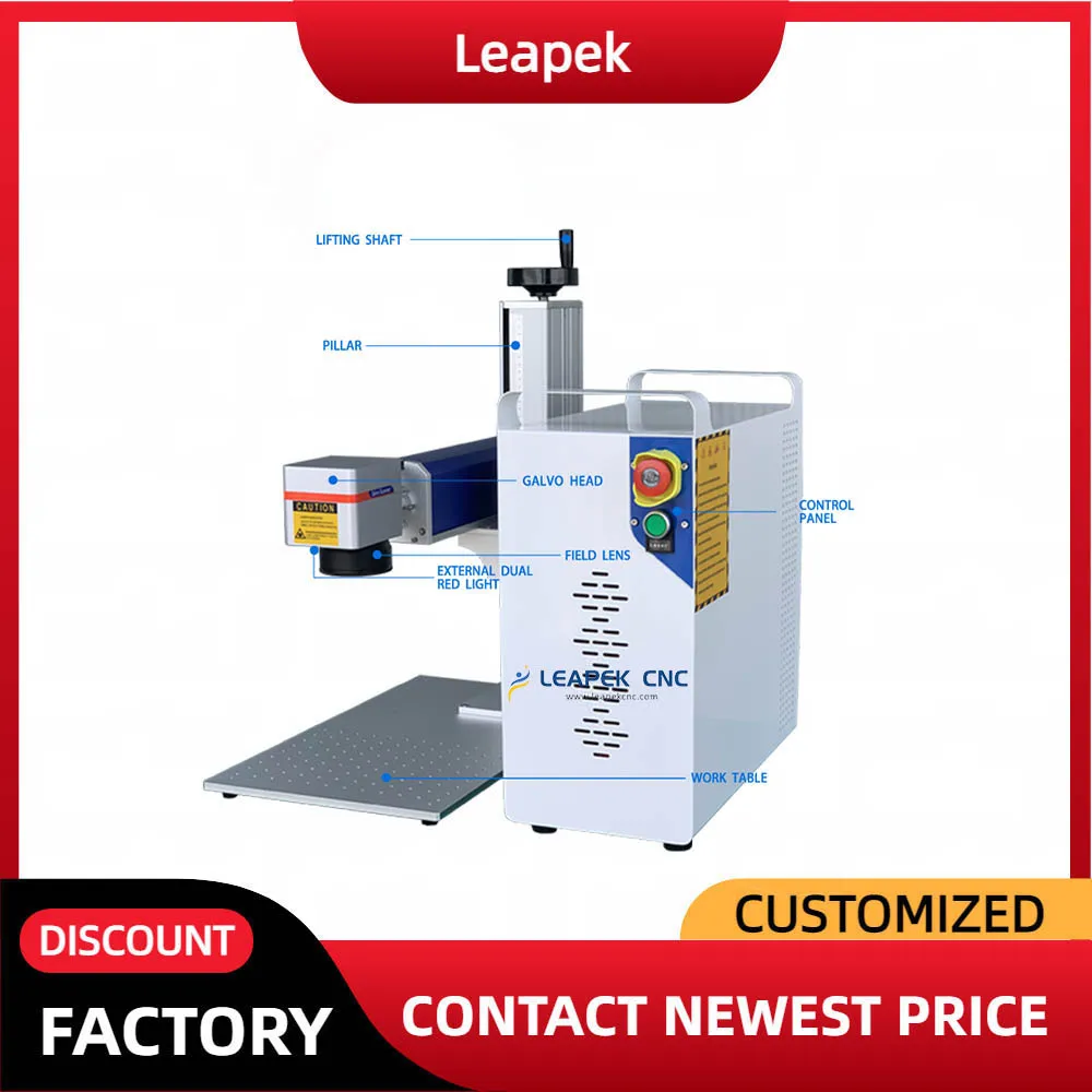 

Factory Price Metal Stainless Steel Desktop Fiber Lesar Marking Machines Galvo Color Laser Printer