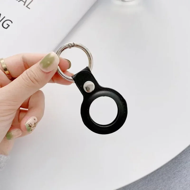 เคสหนัง FF-pf5 50ชิ้น/ล็อตสำหรับ Apple Airtags ฝาครอบป้องกันสำหรับเครื่องติดตามตำแหน่งป้องกันการสูญหาย