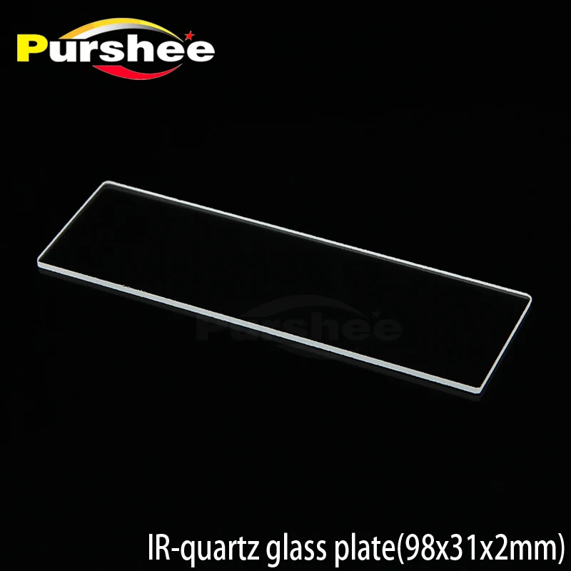 

IR-quartz glass plate(98x31x2mm)