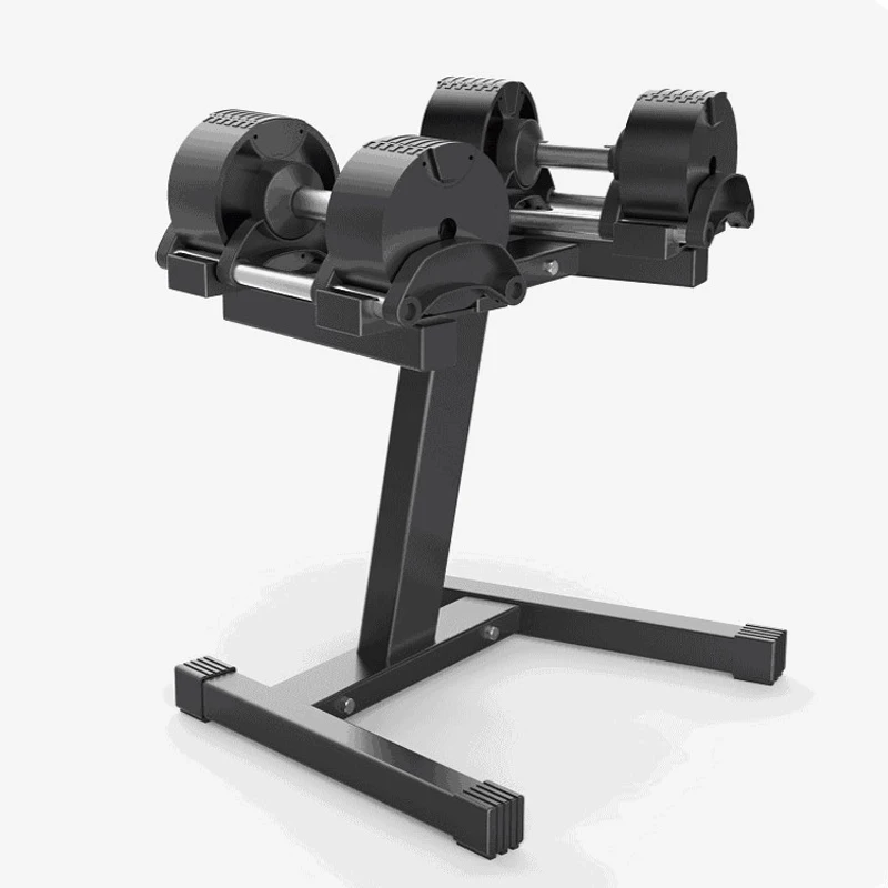 

Commercial Dumbbell Stand Adjustable Storage Rack Gym Fitness Equipment Metal Stable Structure for Indoor Strength Training