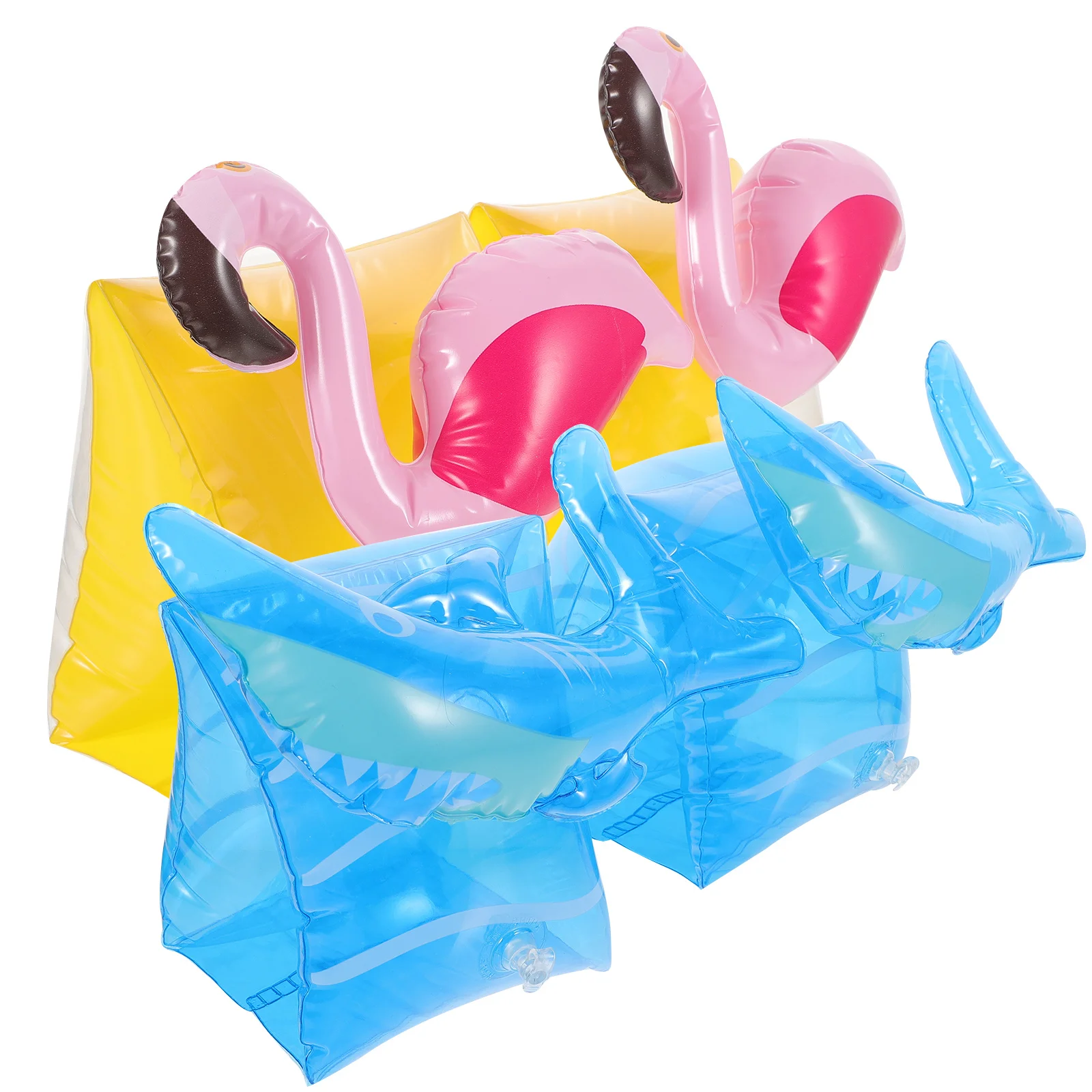 

2Pairs Swimming Sleeve Arm Floaties for Pool Inflatable Swim Beginner Supplies Floating Support for Summer Beach Outdoor