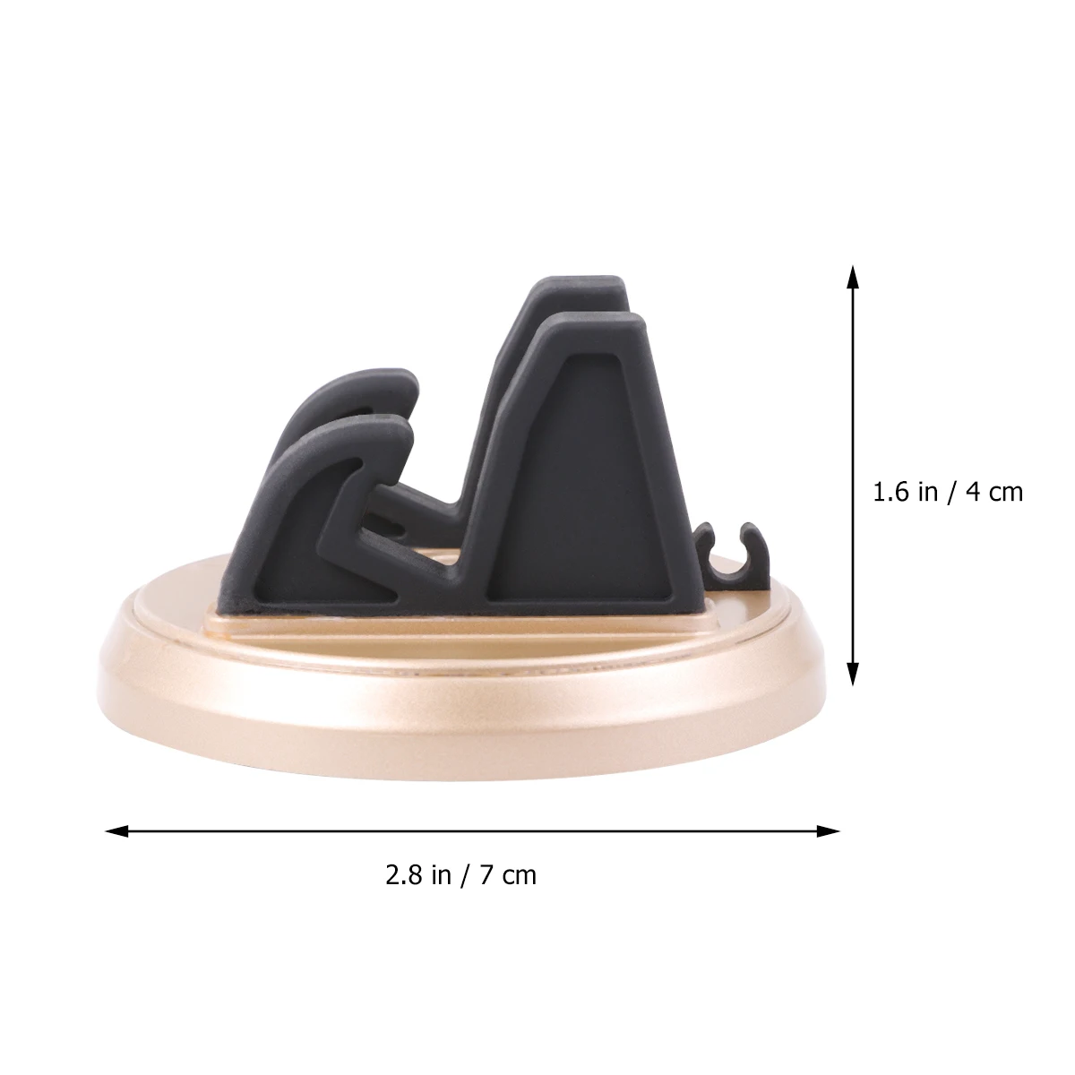 

2 Pcs Dashboard Car Phone Holder Mount Navigation Base Intelligent Mobile for Cell Stand