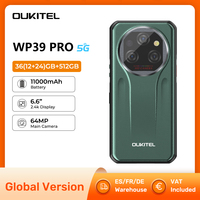 Oukitel WP39 Pro 5G Rugged Smartphone MediaTek Dimensity 6300+  36(12+24GB) 512GB 6.6\