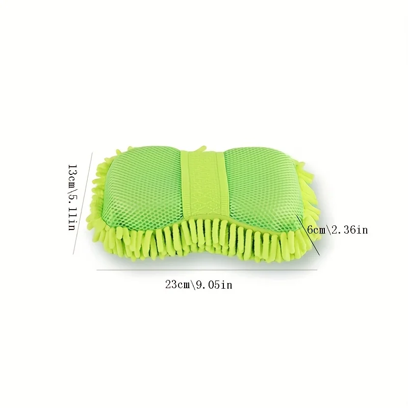 Microfiber Car Washer Sponge Cleaning Car Care Detailing Brushes Washing Towel Auto Gloves Styling Accessories