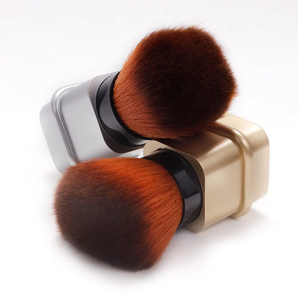 

Retractable Dust Brush Blush Powder Makeup Brushes Nail Cleaner ABS Nylon Handle Compact Size Travel Outdoor Safe Comfortable