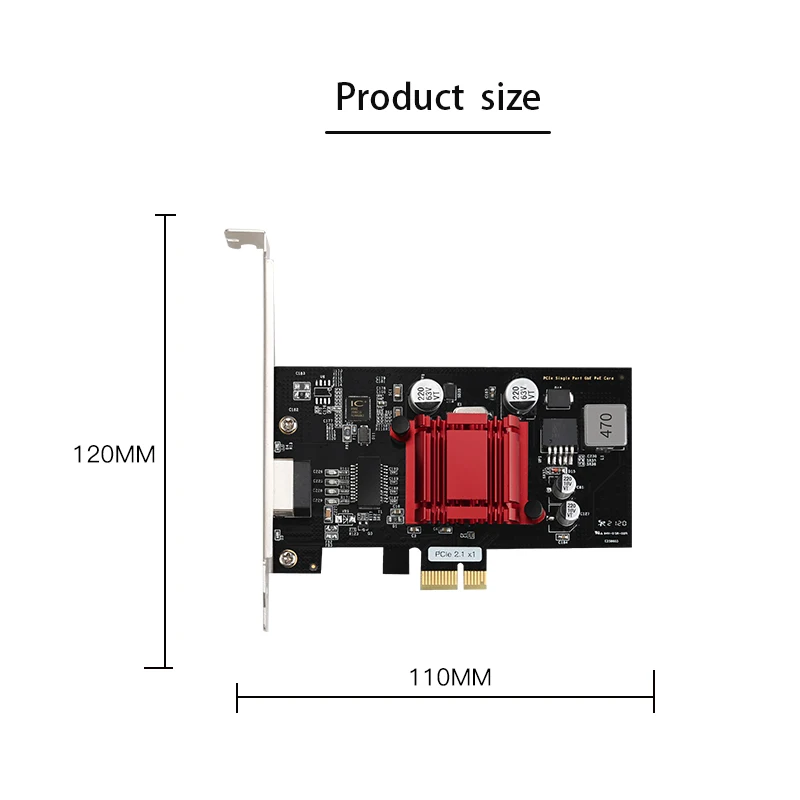 Scheda Lan Intel/I210 gaming adaptive Scheda di rete Gigabit POE 1000M Gioco Ethernet Scheda PCIE Adattatore server PCIe Adattatore LAN RJ-45