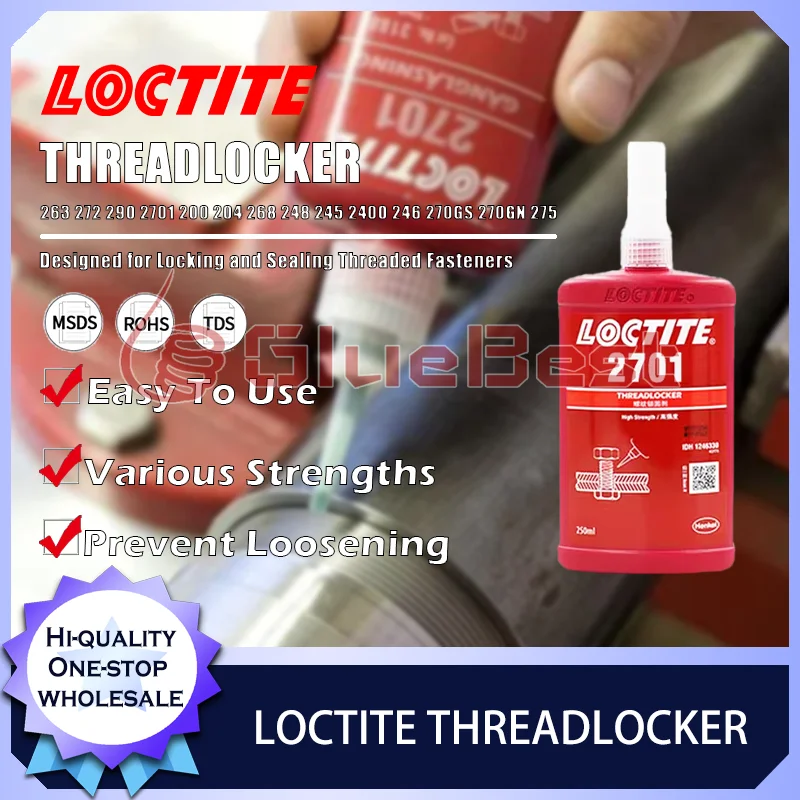 

LOCTITE 263 272 290 2701 200 204 268 248 245 2400 246 270GS 270GN 275 for Secure Fastening in Mechanical Original Product