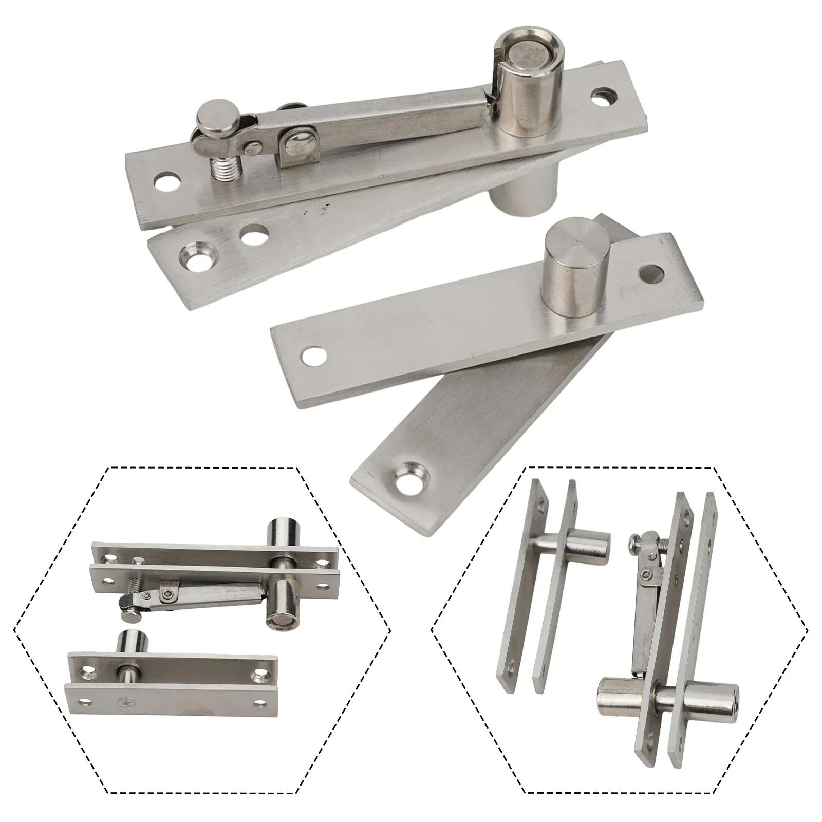 

Top Hinge Hinge Lower Hinge Hinge Conceal Secret Door Swing Door Pivot Hinge For Bedrooms Pivot Hinges 130*24mm