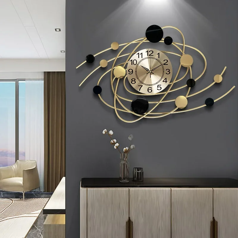 Wall Clock 6.6 Inches Luxury Living Room Modern Wall Clocks Aesthetic Elegant Stylish Kitchen Clock Big Size Decoration Home