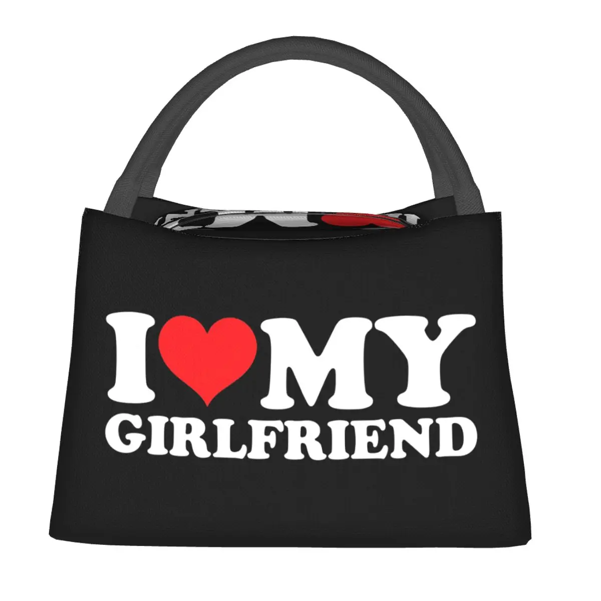 أنا أحب صديقتي أكياس الغداء معزول بينتو صندوق المحمولة حقيبة الغداء نزهة أكياس برودة حقيبة حرارية للمرأة طالب المدرسة