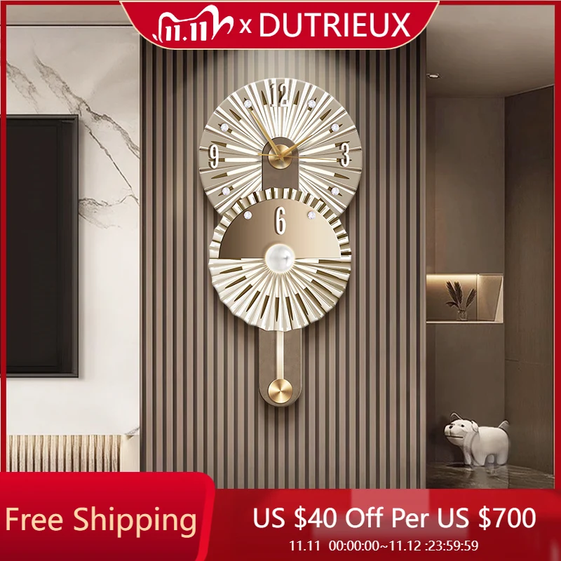 

Nordic Restaurant Wall Clocks Simple Fashion Creative Silent Design Clock Wall Xenomorph Relogio De Parede Home Decoration