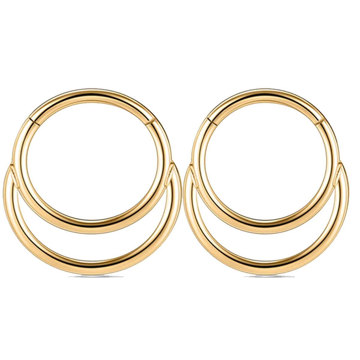 Hinged Nose Ring Hoop for Piercing Jewelry