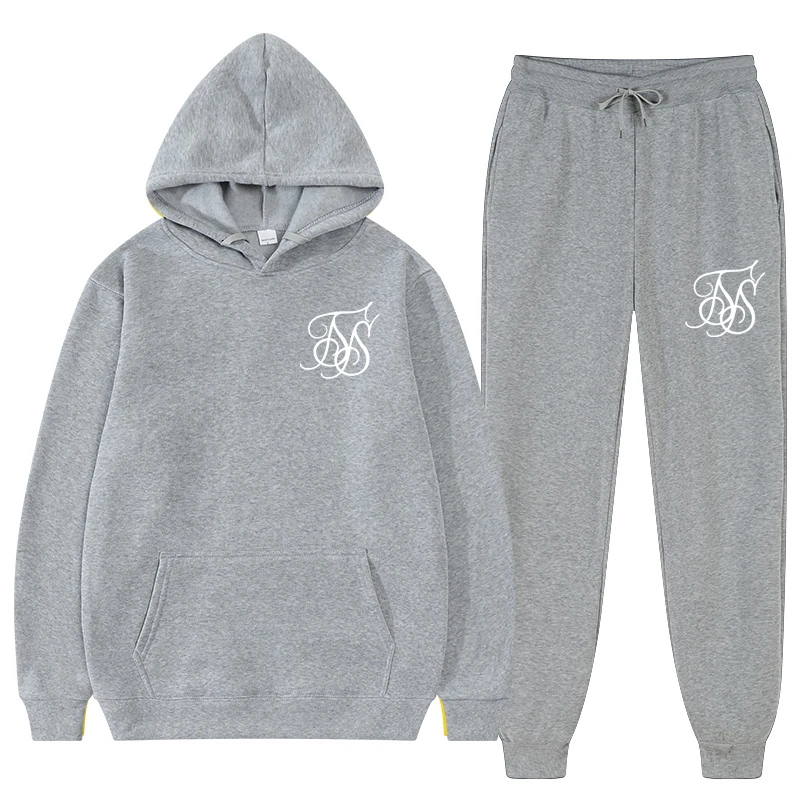2026 New Autumn/Winter Hoodie Set for Men Fashionable High Quality Personalized Printed Casual Comfortable and Warm Set view 2