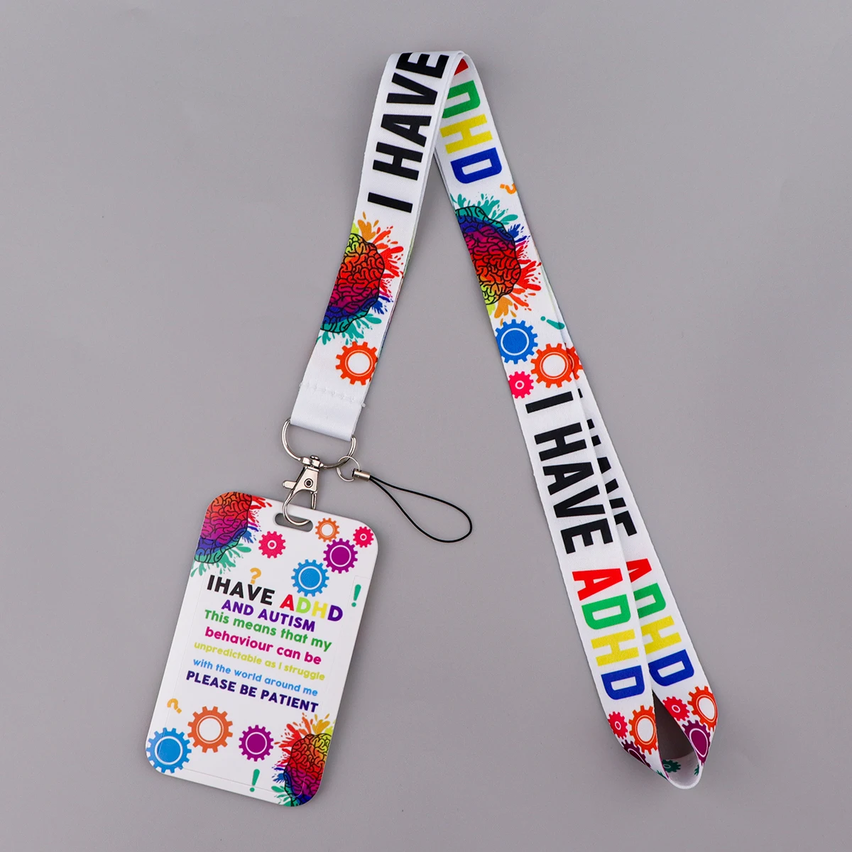 Medical ADHD Lanyard For Keys ID Card Cover Badge Holder Doctor Nurse Phone Key Lanyard Neck Straps Keychain Rope Accessories