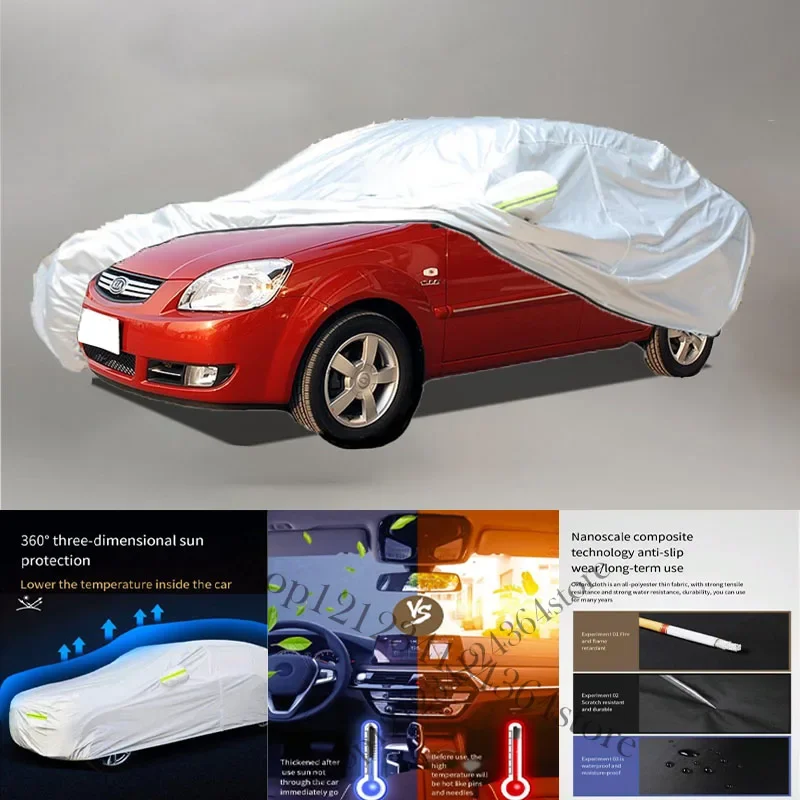 

For KIA RIO Auto Anti snow Anti dust Anti-uv Anti peeling paint And Anti Rainwater 210t car cover Car cover protection