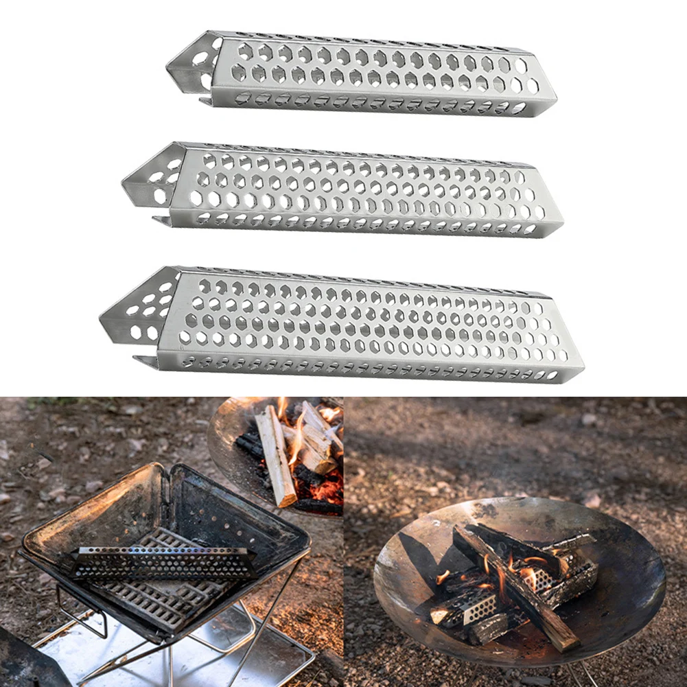 1Pcs For Honeycomb Stainless Steel Firewood Camping Instruments Air Circulation Outdoor Camping Wood Stove Fireplaces Parts