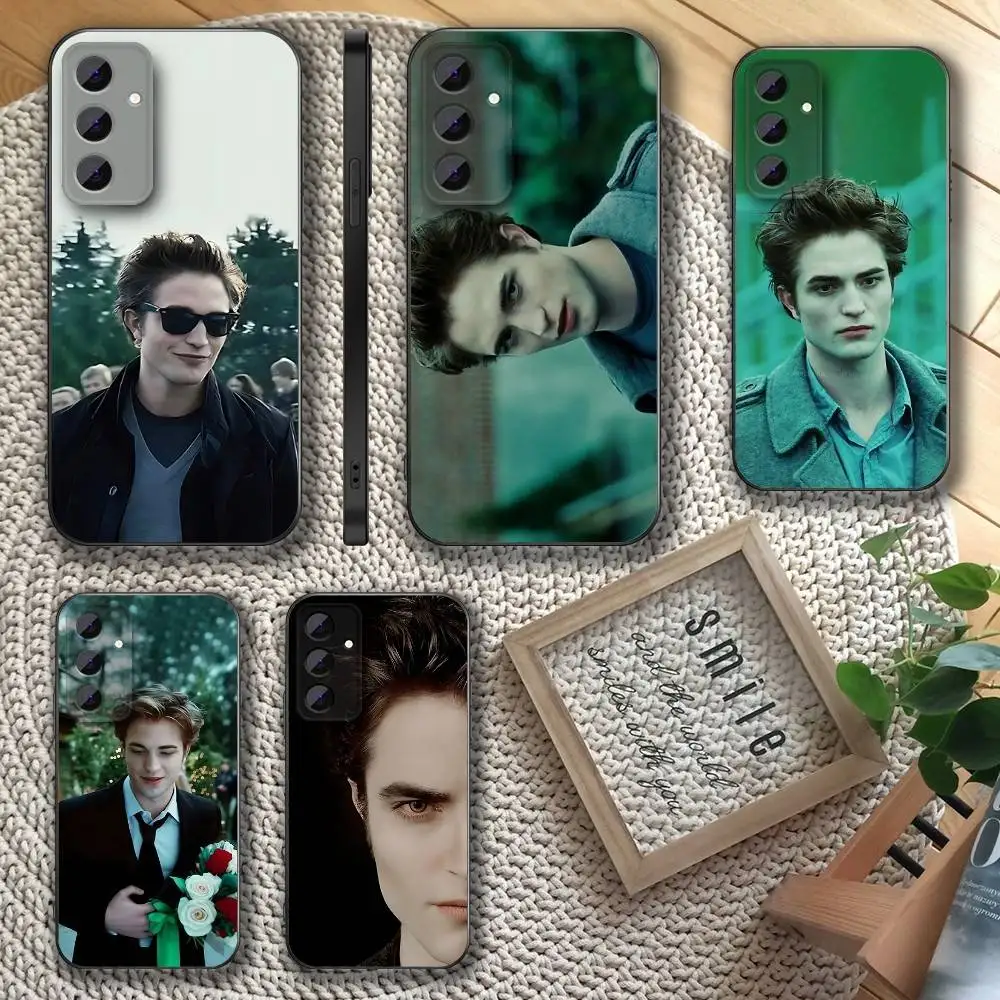 

T-Twilight Edward Phone Case For Samsung S 25,24,23,22,30,21,10,9,Ultra,Plus,Lite,FE,4,5 G Soft Black Case