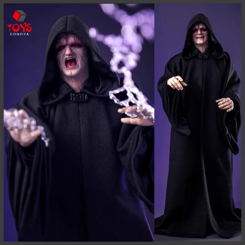 In Stock Yantoys JR06 1/6 Collectible Figure Universal Emperor Star Wars Black Sith Emperor 12