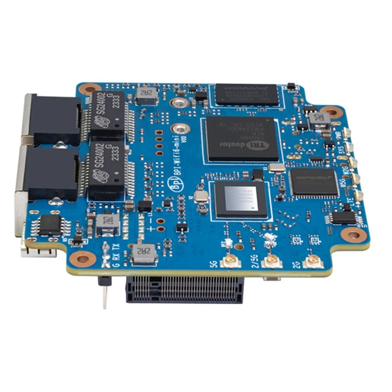 For Banana Pi BPI-WIFI6 Mini Open Source Router TR6560 TR5220 Wifi SOC Dual Core ARM Cortex-A9 1.2Ghz Smart Router Board